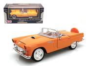1956 Ford Thunderbird Orange 1 24 Diecast Car Model by Motormax
