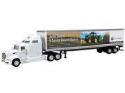 Kenworth T660 Stronger To The Core John Deere Semi Tractor with Trailer 1 64 Diecast Model Car by Speccast