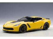 2016 Chevrolet Corvette C7 Z06 C7R Edition Racing Yellow 1 18 Model Car by Autoart