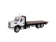 Freightliner M2 Flatbed Tow Truck with Jerr Dan Rollback Carrier 1 34 Diecast Model by First Gear