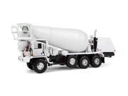 Oshkosh Front Discharge Mixer Plain White Version 1 34 Diecast Model by First Gear
