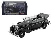 1938 Mercedes 770K Parade Car Black 1 43 Diecast Car Model by Signature Models