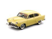 1951 Kaiser Henry J Yellow Platinum Edition 1 18 Diecast Model Car by Sunstar