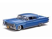 1958 Lincoln Continental Mark III Seneca Blue Platinum Edition 1 18 Diecast Model Car by Sunstar