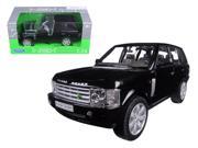 2003 Land Rover Range Rover Black 1 24 Diecast Model Car by Welly