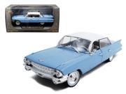 1961 Cadillac Sedan De Ville Eldorado Blue 1 32 Diecast Car Model by Signature Models
