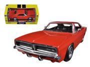 1969 Dodge Charger R T Orange 1 25 Diecast Car Model by New Ray