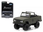 1977 Ford Bronco Military Tribute Sarge 77 Hobby Exclusive 1 64 Diecast Model Car by Greenlight