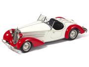1935 Audi Front 225 Roadster White Red 1 18 Diecast Model Car 1 of 4000 Made by CMC