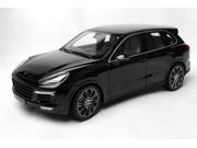 2014 Porsche Cayenne Turbo S Black Metallic Limited Edition to 1500pcs 1 18 Diecast Model Car by Minichamps