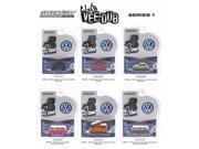 Greenlight Vee Dub Series 1 6pc Diecast Car Set 1 64 Diecast Model Car by Greenlight