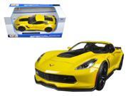 2015 Chevrolet Corvette Stingray C7 Z06 Yellow 1/24 Diecast Model Car by Maisto 2015 Chevrolet Corvette Stingray C7 Z06 Yellow 1/24 Diecast Model Car by Maisto