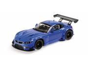 2012 BMW Z4 GT3 Street Version Blue Limited Edition to 504pcs 1 18 Model Car by Minichamps