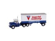 Mack R Model With 28 Pop Trailer Imperial Roadways 1 64 Diecast Model by First Gear