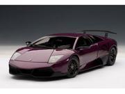 Lamborghini Murcielago LP670 4 SV Super Veloce Purple Viola Ophelia 1 18 Diecast Model Car by Autoart