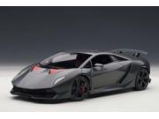 Lamborghini Sesto Elemento Carbon Grey 1 18 Diecast Car Model by Autoart