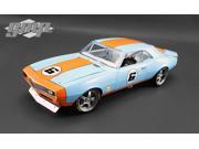 1968 Chevrolet Camaro 6 Gulf Oil Street Fighter Limited Edition 1 18 Diecast Model Car by GMP