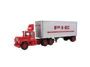 Mack R Model Day Cab P.I.E. With 28 Pop Trailer 1 64 Diecast Model by First Gear