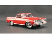 1965 Chevrolet El Camino L 79 Rally Red Limited to 750pc 1 18 Diecast Car Model by Acme