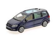 2010 Volkswagen Sharan Metallic Blue Limited to 1002pc 1 18 Diecast Model Car by Minichamps