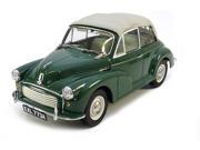 1963 Morris Minor 1000 Convertible Almond Green 1 12 Diecast Car Model by Sunstar