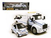 Ford Wrecker Tow Truck NYPD Smart For Two Set 1 43 by New Ray