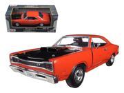 1969 Dodge Coronet Super Bee Orange 1 24 Diecast Model Car by Motormax