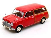 Morris Mini Traveller Red RHD 1 18 Diecast Model Car by Kyosho