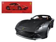 Ferrari California T Closed Top Metallic Grey Signature Series 1 18 Diecast Model Car by Bburago
