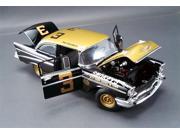 1957 Chevrolet Bel Air Stock Car Smokey Yunick s 3 Black Gold driven by Paul Goldsmith Ltd to 930pcs 1 18 Diecast Acme