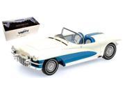 1955 La Salle Roadster White Blue Limited to 999pc 1 18 Model Car by Minichamps