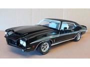 1972 Pontiac GTO LeMans Starlight Black with Vinyl Top Dealer Exclusive Ltd Ed to 252pcs 1 18 Diecast Model Car by Acme