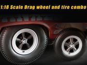 Drag Wheels and Tires Set of 4 1 18 by ACME