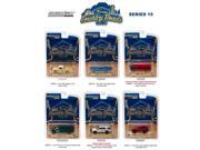 Country Roads Release 15 6pc Diecast Car Set 1 64 Diecast Model Cars by Greenlight