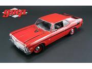 1970 Chevrolet Nova Yenko Deuce Cranberry Red Limited Edition to 660 pcs 1 18 Diecast Model Car by GMP