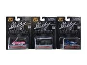 Carroll Shelby 50th Anniversary 3 Pieces Set 1 64 Diecast Model Cars Shelby Collectibles