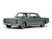 1963 Chevrolet Corvair Coupe Laurel Green 1 18 Diecast Car Model by Sunstar