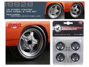 Wheel and Tire Set of 4 from 1970 Plymouth Road Runner The Hammer Furious 7 Movie 1 18 by GMP