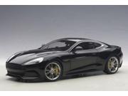 2015 Aston Martin Vanquish Glossy Black 1 18 Model Car by Autoart