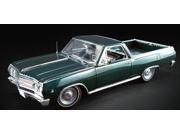 1965 Chevrolet El Camino Cypress Green Limited Edition to 426pcs 1 18 Diecast Model Car by Acme