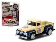 1956 Ford F 100 Red Crown Gasoline Pickup Truck 1 64 Diecast Model Car by Greenlight