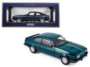 1986 Ford Capri 280 Brooklands Green Metallic Limited Edition to 1038pcs 1 18 Diecast Model Car by Norev