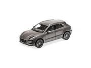 2013 Porsche Macan Turbo Silver Limited Edition to 504pcs 1 18 Diecast Model Car by Minichamps