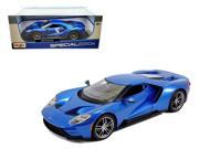 UPC 721315135514 product image for 2017 Ford GT Blue 1/18 Diecast Model Car by Maisto | upcitemdb.com