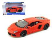 UPC 700516258819 product image for Lamborghini Aventador LP700-4 Orange 1/24 Diecast Model Car by Maisto | upcitemdb.com