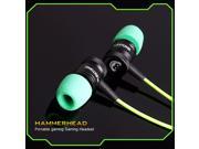 PLEXTONE G10 In Ear professional gaming Headset 3.5mm Jack Noise Cancelling Stereo Bass earphone with Memory Foam Green