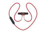 Bluetooth 4.1 Headset Magnetic Adsorption Smart Switch Earphone Wireless Sports in Ear Headphone Stereo Earbuds Red