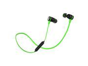 Plextone BX335 Wireless Bluetooth 4.1 Magnetic Switch HiFi Stereo Sport In ear Earphones with MIC Green