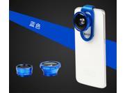 mobile phone security camera fish eye lens macro lens wide angle lens blue