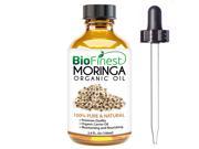 Biofinest Moringa Organic Oil 100% Pure Natural Cold Pressed Premium Moisturizer Soothe Acne Psoriasis Eczema Dry Skins Scars FREE E Book 100ml